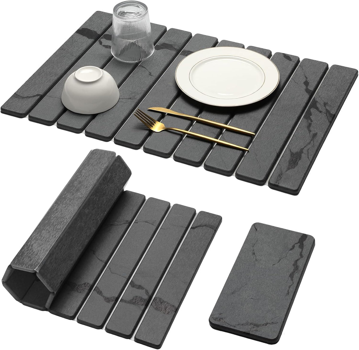 Large Stone Dish Drying Mat for Kitchen Counter
