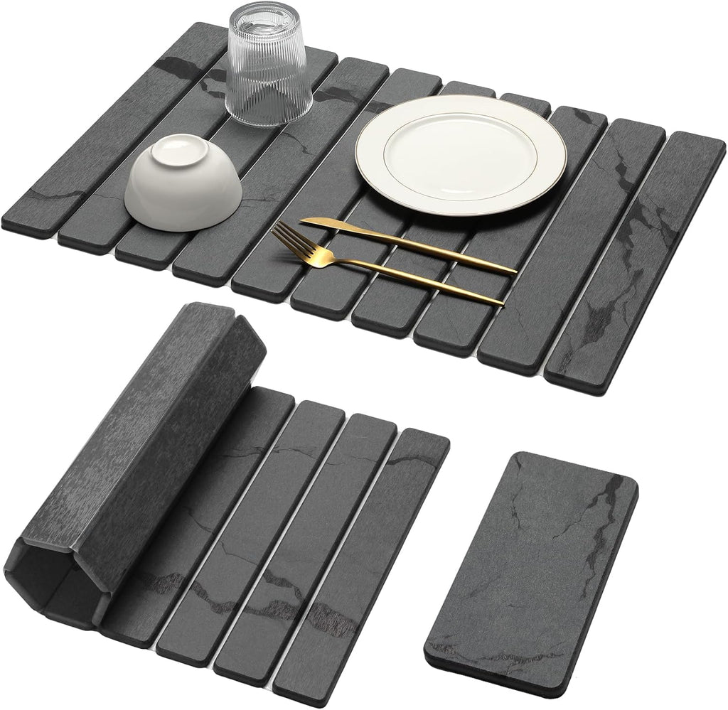 Large Stone Dish Drying Mat for Kitchen Counter