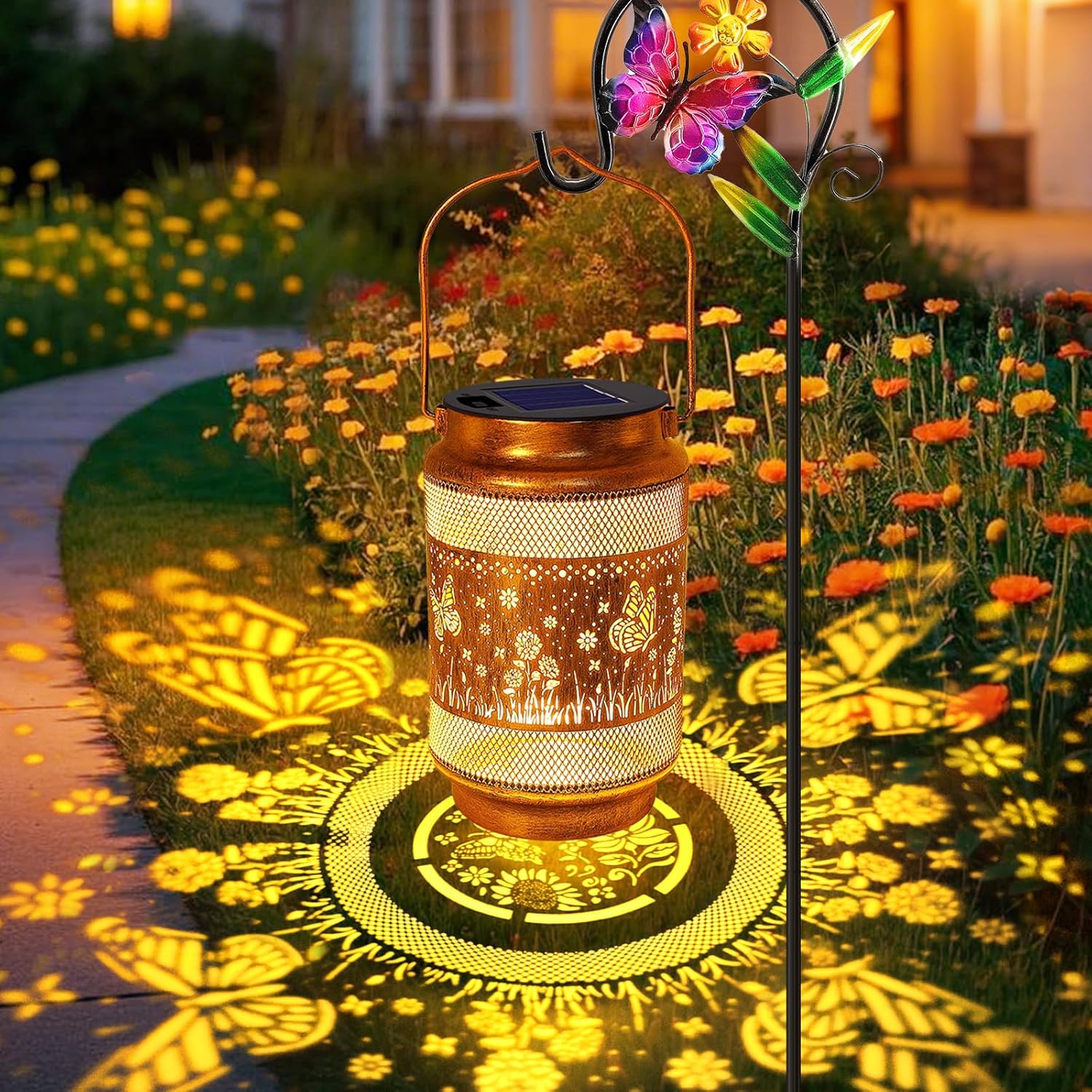 Sunflower Solar Lanterns Outdoor