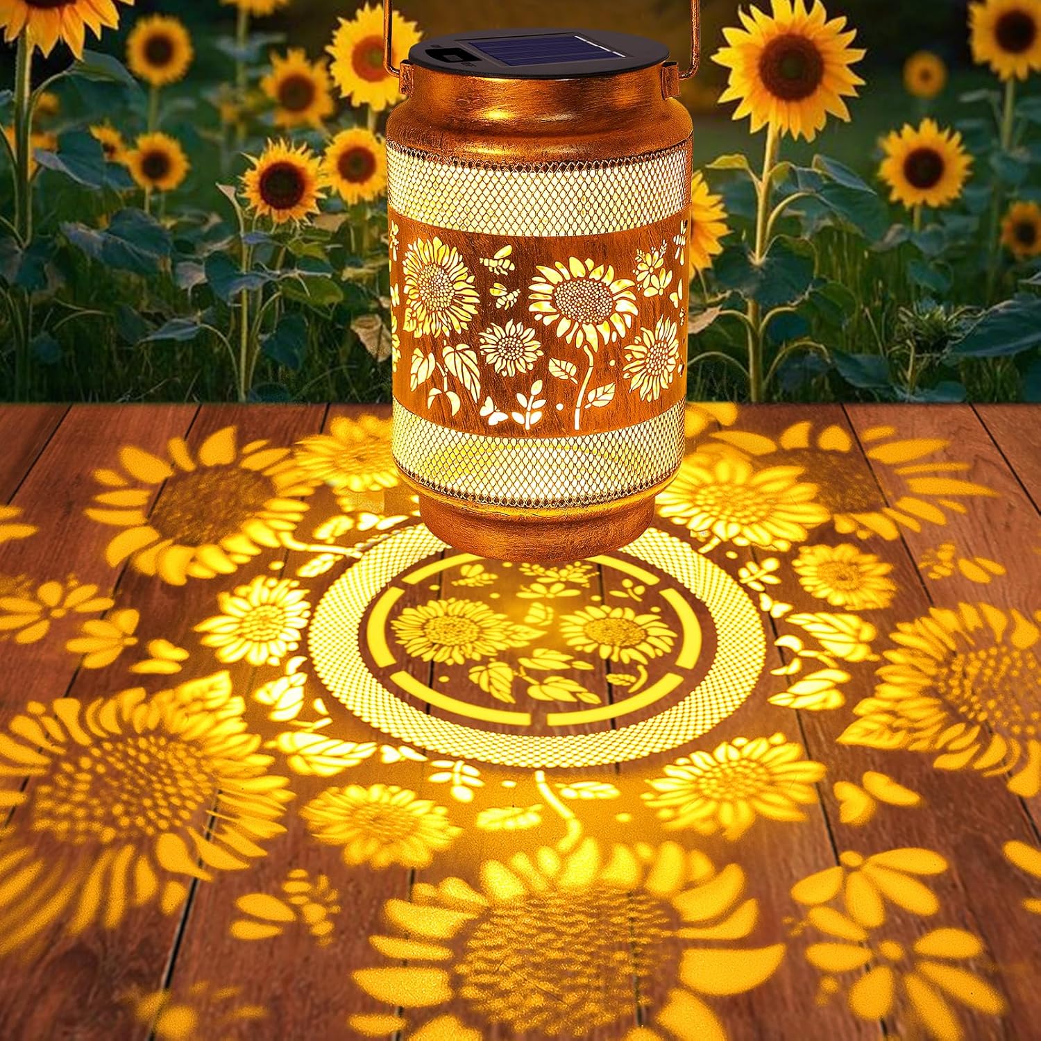 Sunflower Solar Lanterns Outdoor
