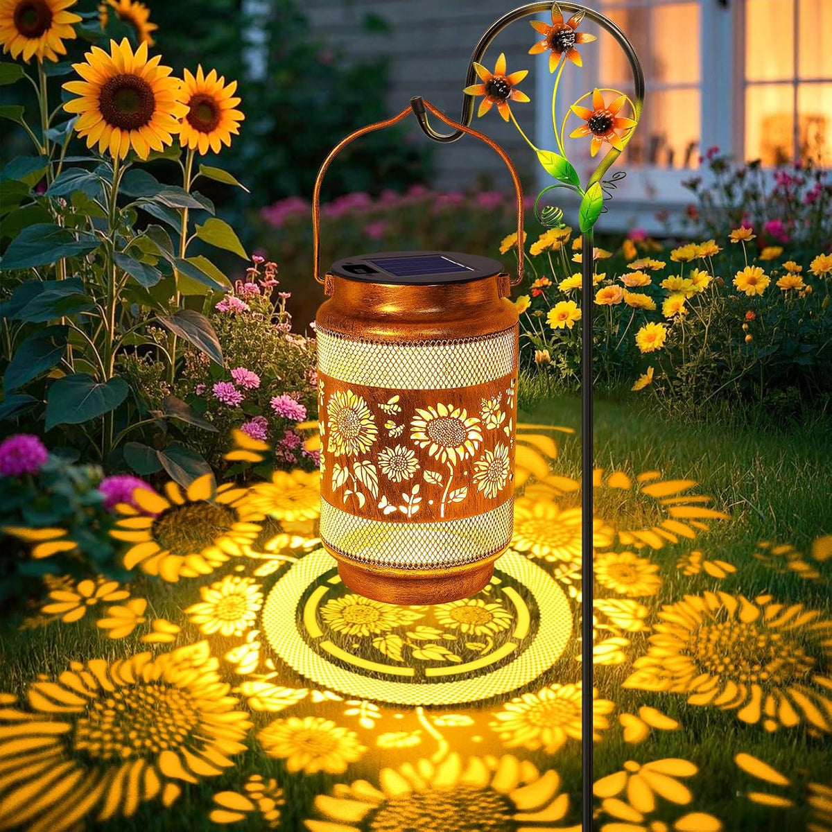 Sunflower Solar Lanterns Outdoor
