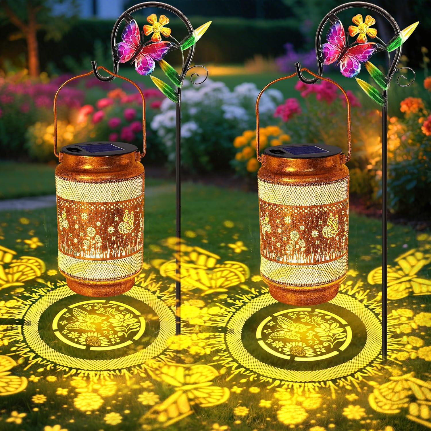 Sunflower Solar Lanterns Outdoor