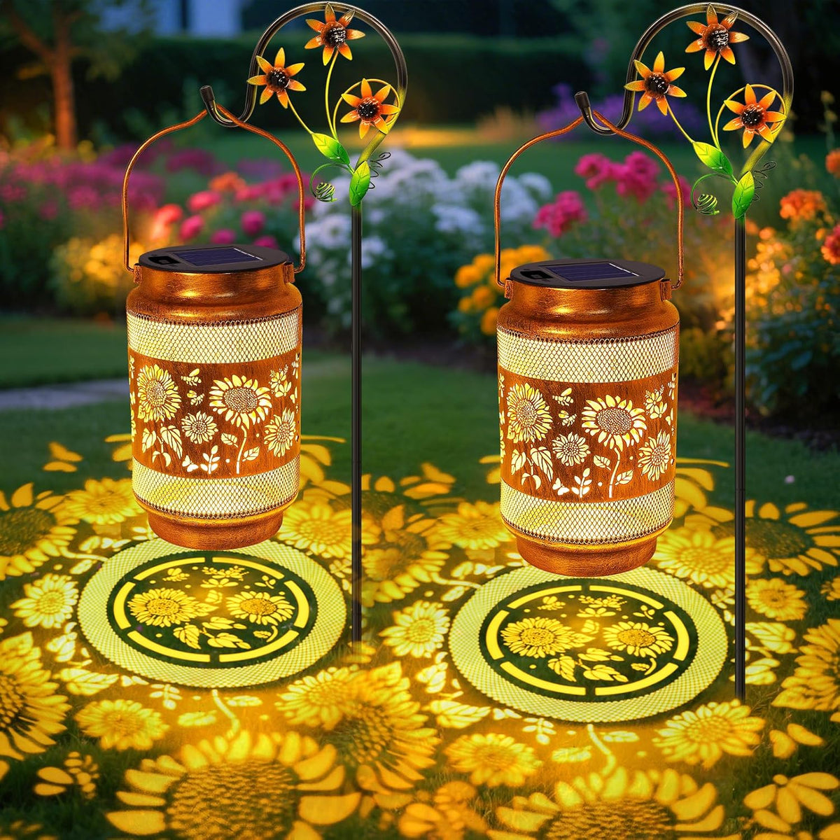 Sunflower Solar Lanterns Outdoor