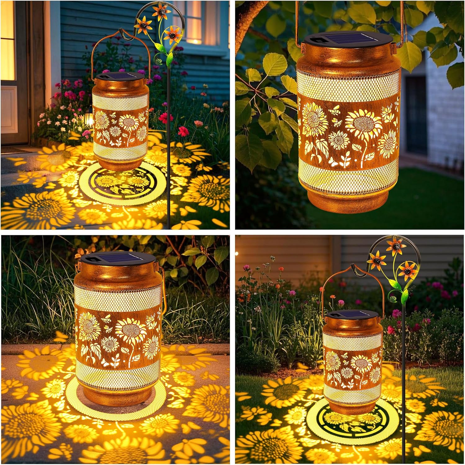 Sunflower Solar Lanterns Outdoor